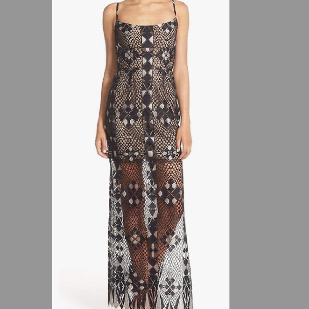 BCBGMAXAZRIA Women's Evelina Fitted Bustier Gown